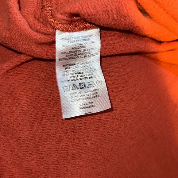 Loft rustic orange button down blouse size XL - Picture 7 of 11